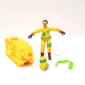 GI Joe Eco Warriors Clean Sweep v1 Action Figure 3.75" Vintage Hasbro 1991 ARAH